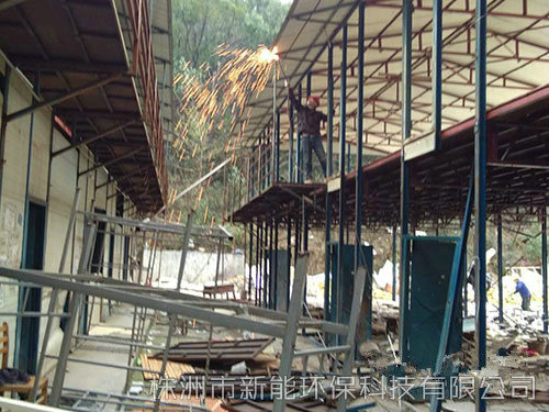 鋼構廠房拆除、回收 (4)
